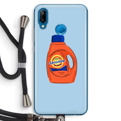 Ultra Sensitive: Huawei P20 Lite Transparant Hoesje met koord