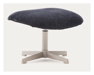 Kave Home Draaibare Hocker 'Teryl' Chenille, kleur Donkerblauw