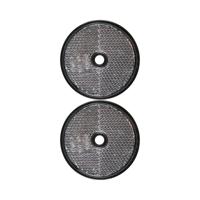 Benson Reflector - 2x - wit - schroefbevestiging - 60mm - rond