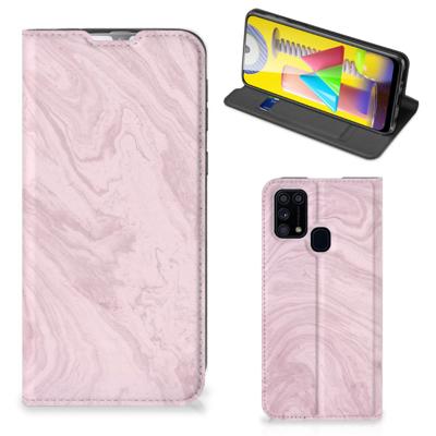 Samsung Galaxy M31 | Standcase | Marble Pink - Origineel Cadeau Vriendin