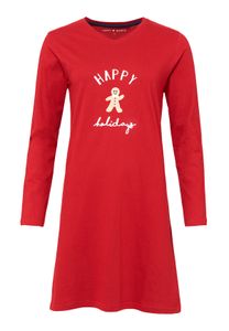 Happy Shorts Happy Shorts Dames Nachthemd Kerst Rood