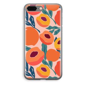 Perzik: iPhone 8 Plus Transparant Hoesje