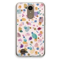 Terrazzo Memphis Pink: LG K10 (2017) Transparant Hoesje Terrazzo Memphis Pink: LG K10 (2017) Transparant Hoesje