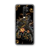 Huilende Wolf: Xiaomi Redmi 9 Transparant Hoesje