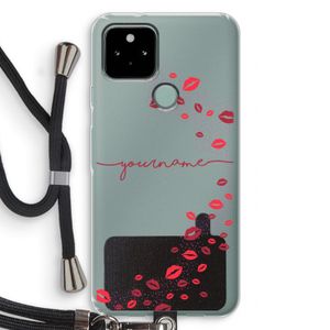Kusjes: Pixel 5 Transparant Hoesje met koord