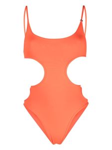 The Attico maillot de bain à découpes au dos - Orange