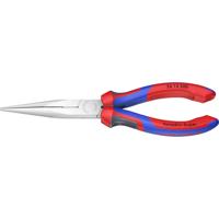 Knipex 26 15 200 Platte rondbektang Werkplaats Recht Chroom-vanadium elektrostaal 200 mm