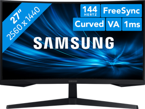 Samsung C27G54TQWR computer monitor 68,6 cm (27") 2560 x 1440 Pixels Quad HD LED Zwart