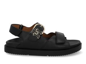 Tommy Hilfiger Sporty sandal BDS black Zwart maat 38