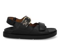Tommy Hilfiger Sporty sandal BDS black Zwart maat 38