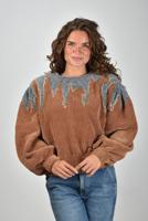 Sage & Ivy trui Sigrid grey/camel