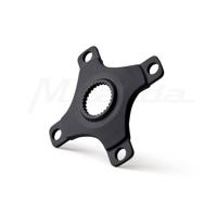 Miranda  spider bosch 4 4-arm, bcd104, 47.5mm, alu, zwart