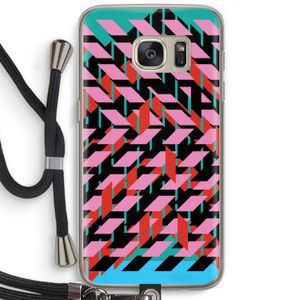 Skew Blush 2: Samsung Galaxy S7 Transparant Hoesje met koord