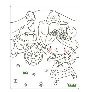 Deltas Little princess sticker fun - aankleedpoppen stickerboek
