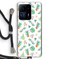Ananas bladeren: Xiaomi Mi Mix 4 Transparant Hoesje met koord