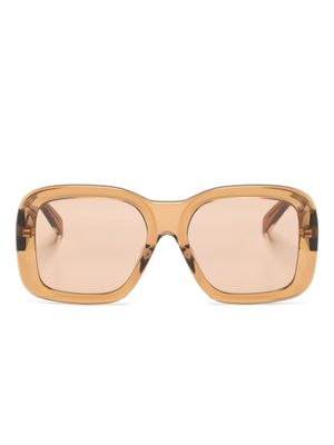 Stella McCartney Eyewear lunettes de soleil à monture carrée - Marron