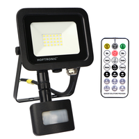 LED Breedstraler met schemerschakelaar 20 Watt 4000K Osram IP65 vervangt 180 Watt - thumbnail