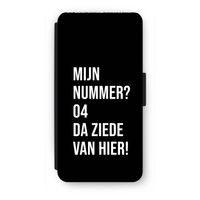 Da ziede van hier - Zwart: iPhone 8 Flip Hoesje Da ziede van hier - Zwart: iPhone 8 Flip Hoesje