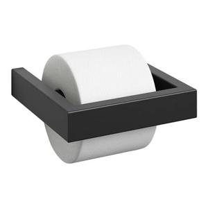 Zack Linea Toiletrolhouder - Zwart