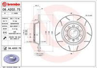 Brembo Remschijven 08.A202.75 - thumbnail