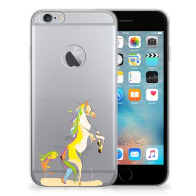 Apple iPhone 6 Plus | 6s Plus Telefoonhoesje met Naam Horse Color Apple iPhone 6 Plus | 6s Plus Telefoonhoesje met Naam Horse Color