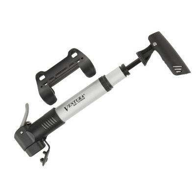 Ventura Fietspomp mini dubbel telescopisch opvouwbaar t-handvat