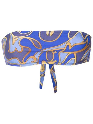 Lygia & Nanny haut de bikini bandeau Bajja - Bleu