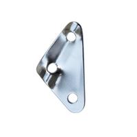 3 STKS driehoek aluminiumlegering wind touw gesp aanpassing gesp tent luifel pull touw slip touw gesp accessoires (zilver)