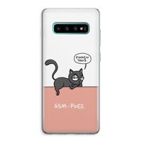 GSM poes: Samsung Galaxy S10 Plus Transparant Hoesje