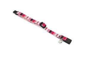 Beeztees joy - kittenhalsband - nylon - roze - 23x0,8x0,2 cm