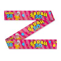 Paperdreams Party Tape - Sarah 50 Jaar Cartoon - thumbnail