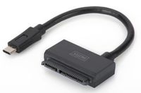 ASSMANN Electronic DA-70327 USB 3.1 (Gen 2) Type-C SATA 22-Pin Zwart kabeladapter/verloopstukje