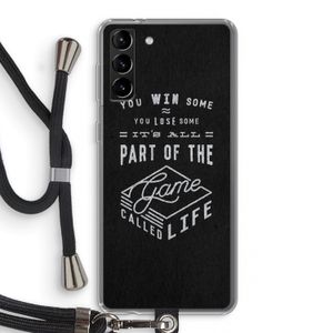 Life: Samsung Galaxy S21 Plus Transparant Hoesje met koord