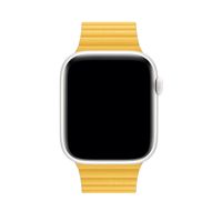 Apple origineel Leather Loop Apple Watch medium 42mm / 44mm / 45mm / 49mm Meyer Lemon - MXAD2ZM/A - thumbnail