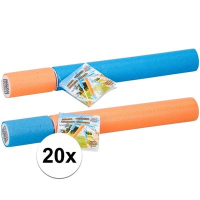 20x stuks waterpistolen/spuiten van foam 33 cm