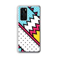 Pop Art #2: Huawei P40 Transparant Hoesje