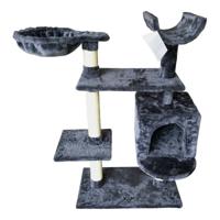 Krabpaal voor Katten Gloria Jarama Boomstructuur Grijs Hout Papier Sisal (35 x 100 x 60 cm)