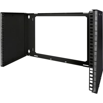 Digitus DN-19 PB-8U-SW Wandmontage patchhouder (b x h x d) 505 x 372 x 250 mm 8 HE Zwart (RAL 9005)