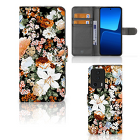 Hoesje voor Xiaomi 13 Lite Dark Flowers - thumbnail