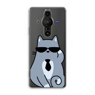 Cool cat: Sony Xperia Pro-I Transparant Hoesje