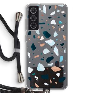 Terrazzo N°13: Samsung Galaxy S21 FE Transparant Hoesje met koord