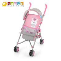 Hauck-Toys Eenhoorn Poppenbuggy Roze/Grijs Hauck-Toys Eenhoorn Poppenbuggy Roze/Grijs