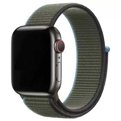Apple Watch Nylon Geweven Sport Band - Inverness Groen - 44, 45, 46 & 49mm