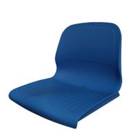 PVC SEAT WITH BACKREST SPARK CR M4 BLUE