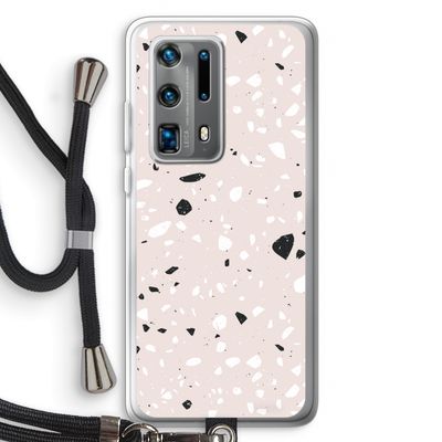 Terrazzo N°20: Huawei P40 Pro Plus Transparant Hoesje met koord