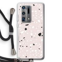 Terrazzo N°20: Huawei P40 Pro Plus Transparant Hoesje met koord