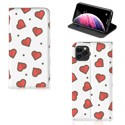 Apple iPhone 11 Pro Max | Hoesje met Magneet | Hearts
