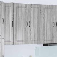 Keukenkast Kalmar Grijs Sonoma 80 x 31 x 100 cm Bewerkt hout