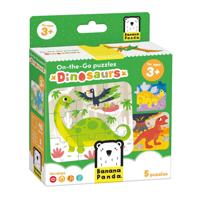 Banana Panda - on-the-go puzzel dinosaurus - 16st.