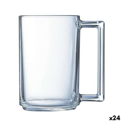 Kopp Luminarc à La Bonne Heure Transparant Ontbijt Glas 320 ml (24 Stuks)